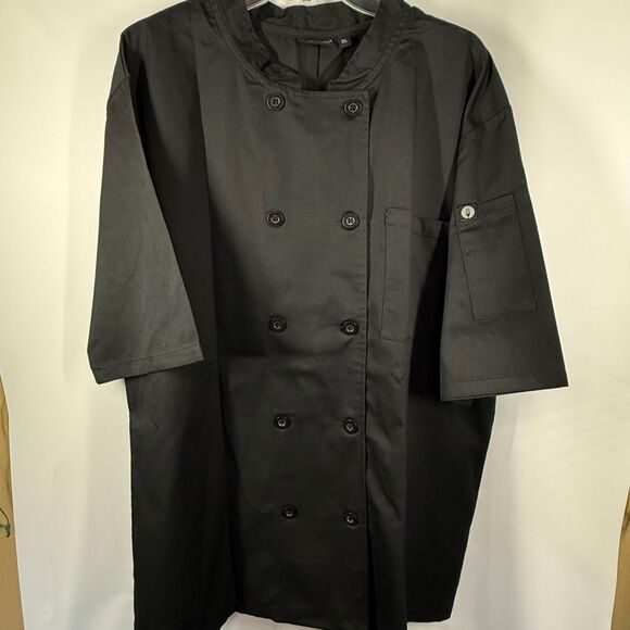 B 42  Chef Works Mens Cool Vent Short Sleeve Chef Coat size XL NWOT - Picture 5 of 9